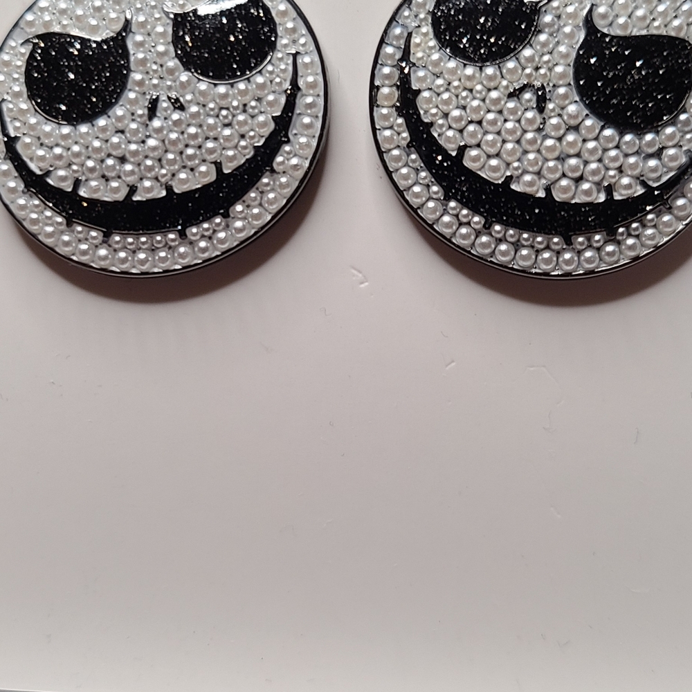 Disney Baublebar Nightmare Before Christmas Jack Skellington Earrings NIB - Picture 3 of 5